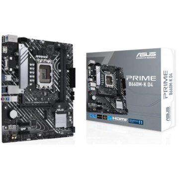 Asus Alaplap - Intel PRIME B660M-K D4 s1700