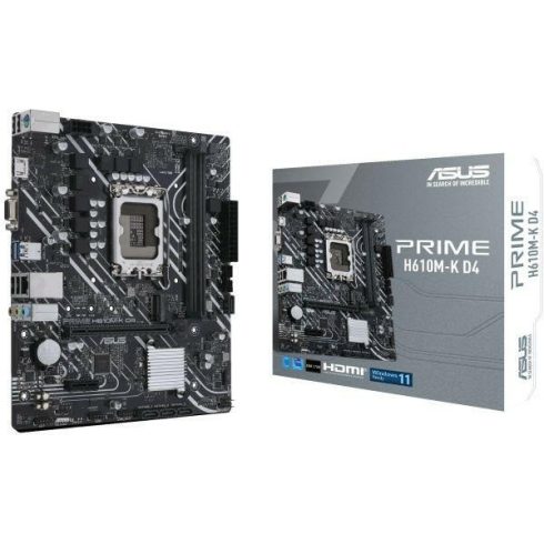 Asus Alaplap - Intel PRIME H610M-K D4 s1700