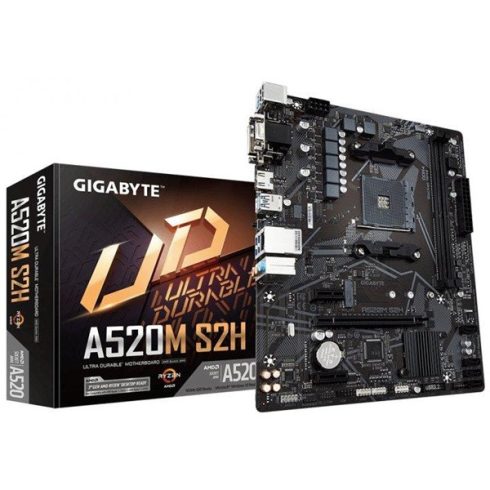 Gigabyte Alaplap - AMD A520M S2H AM4