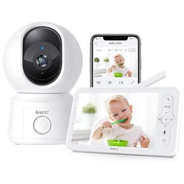 Arenti bébiőr szett - AINANNY B2 + 5" LCD