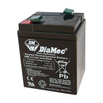 DiaMec AGC akkumulátor, 6V 4,5Ah