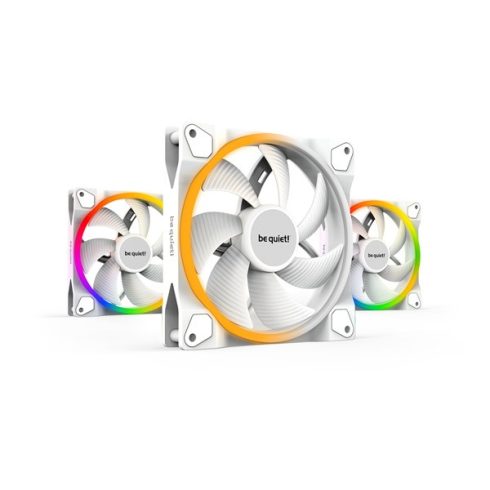 Be Quiet! Cooler 14cm - LIGHT WINGS WHITE 140mm PWM Triple Pack