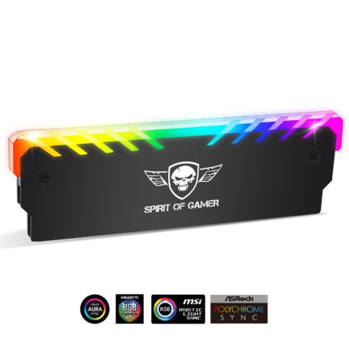 Spirit of Gamer Memória Hűtő - HEATSINK RGB MEMORY