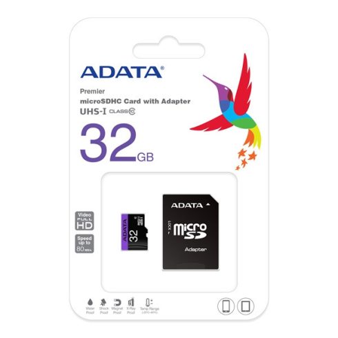 ADATA MicroSD kártya - 32GB microSDHC UHS-I Class10