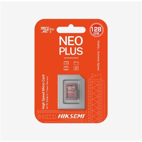 Hikvision HIKSEMI MicroSD kártya - NEO PLUS 32GB microSDHC™, Class 10 and UHS-I, TLC