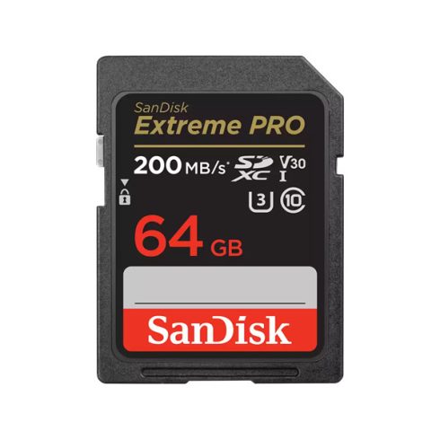 Sandisk SD kártya - 64GB SDXC Extreme Pro