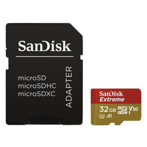 SanDisk MicroSD kártya - 32GB microSDHC Extreme