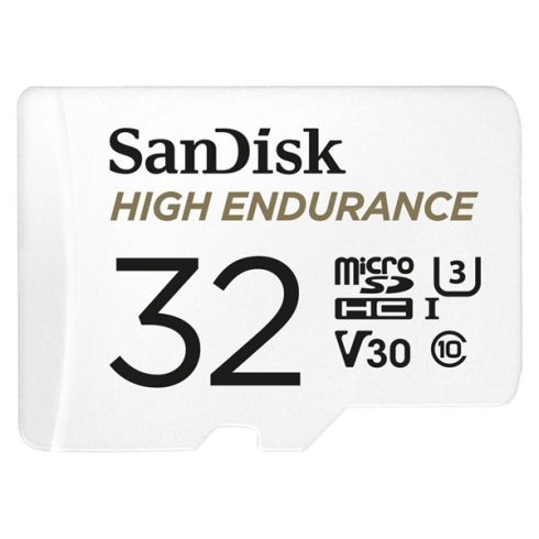 SanDisk MicroSD kártya - 32GB microSDHC High Endurance