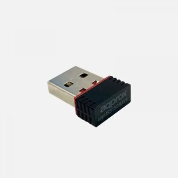 APPROX Hálózati Adapter - USB, nano, 150 Mbps Wireless N