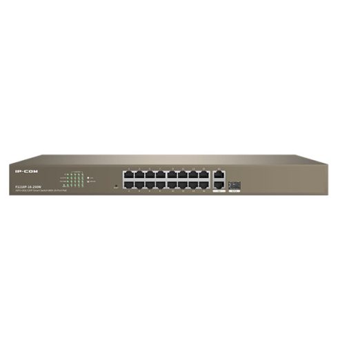 IP-COM Switch Vezérelhető PoE - F1218P-16-250W