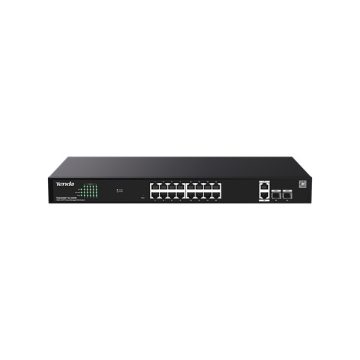 Tenda Switch Menedzselhető PoE - TEG2220P-16-250W