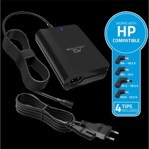 Advance Notebook töltő - Universal Charger for HP Laptops