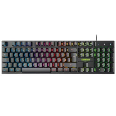 Everest Gamer Billentyűzet - KB-188 Borealis Rainbow