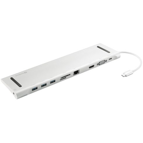 Sandberg Notebook Dokkoló - USB-C 10-in-1 Docking Station