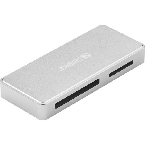 Sandberg Kártyaolvasó - USB-C+A CFast+SD Card Reader