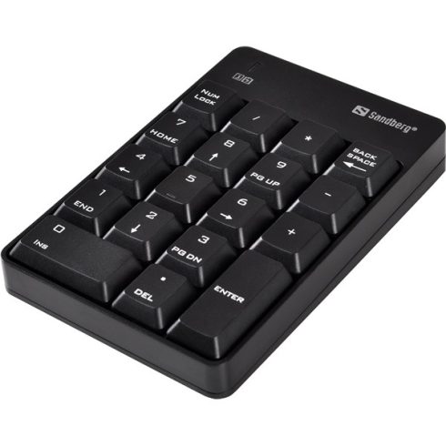 Sandberg Billentyűzet Vezeték Nélküli - Wireless Numeric Keypad 2