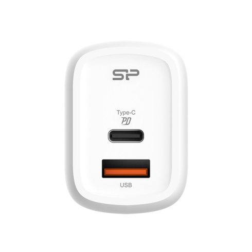 Silicon Power Telefon töltő - QM25, 1db Type-C + 1db USB-A QC3.0
