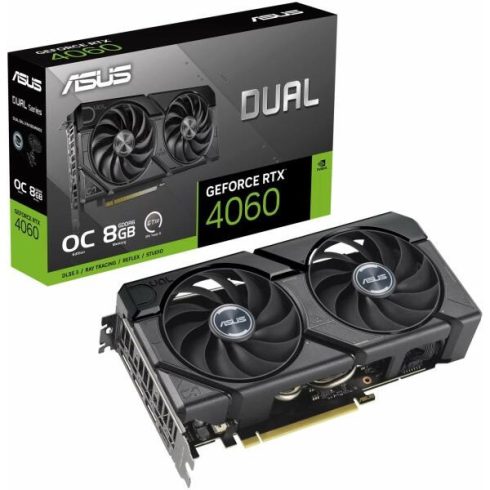 Asus Videokártya - nVidia DUAL-RTX4060-O8G-EVO